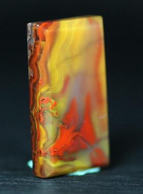 北票战国红方牌戒指面挂件吊坠