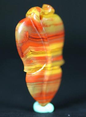 北票战国红满丝树叶挂件吊坠项坠