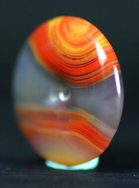 北票战国红平安扣面包扣挂件吊坠