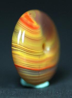 北票战国红平安扣面包扣挂件吊坠