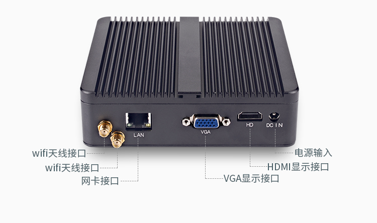 3865U/N2810/J1900/J4125/4K迷你家用办公工控电脑HDMI/4K替X30 - 图0