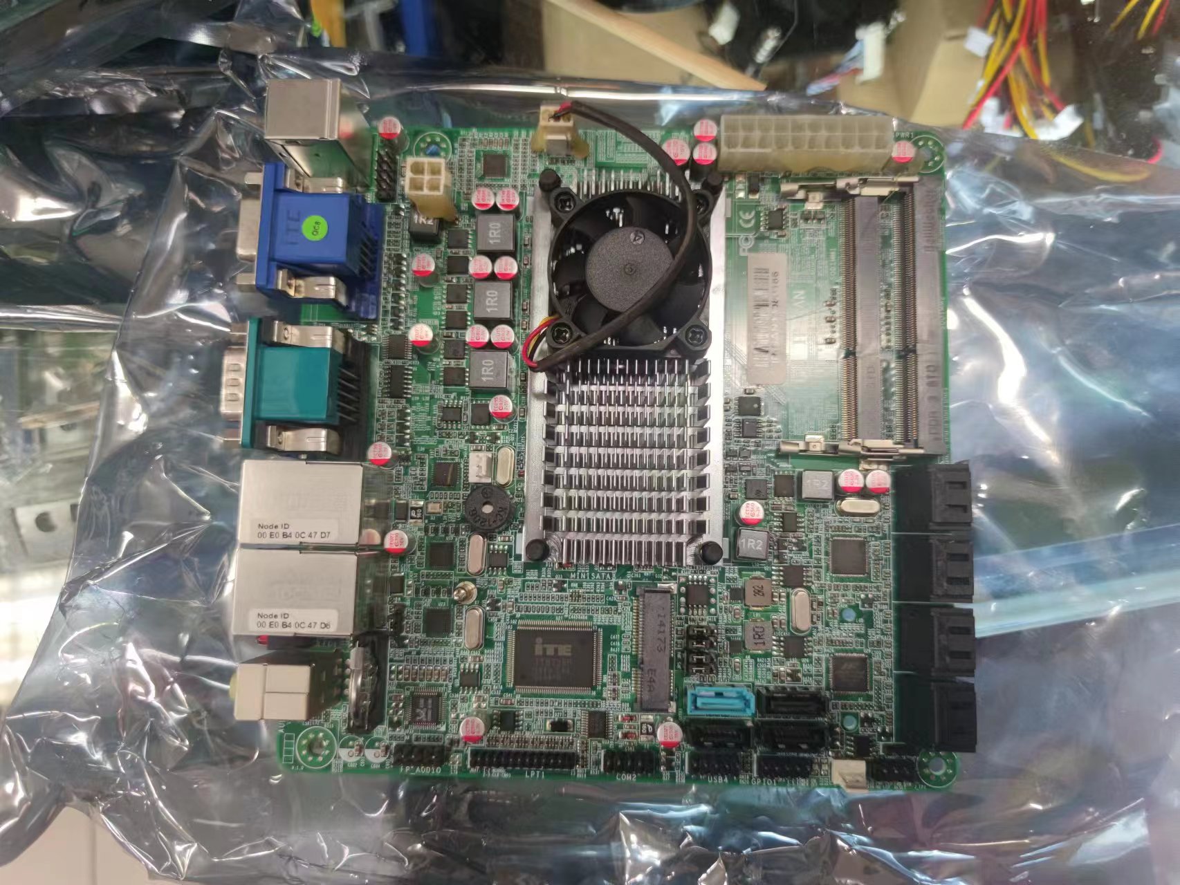 华擎J3455-itx/NAS群晖工控主板W-NVR3/4/9/12个sata/IPFS-J1900-图1