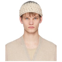 Jan-Jan Van Essche grey white #9 woolen hat man