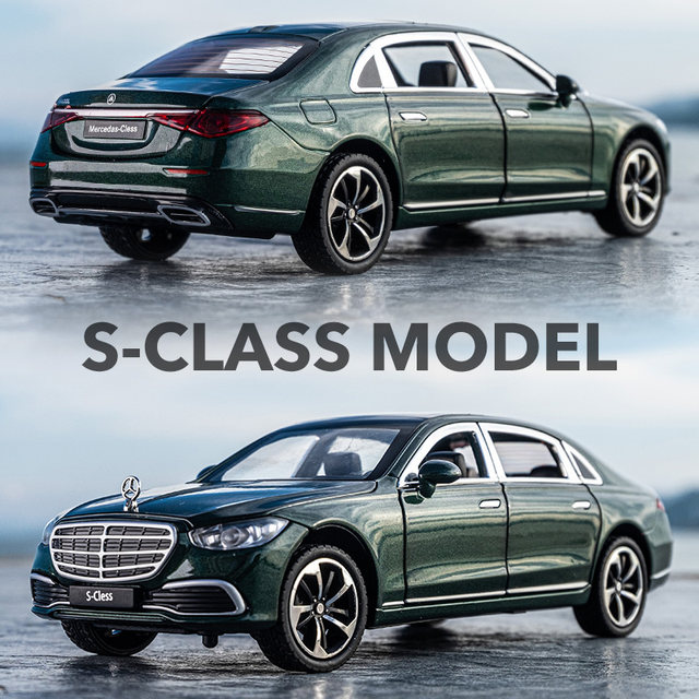 Mercedes-Benz S-Class Alloy 124 Simulation Model Toy Car