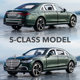 Mercedes-Benz S-Class Alloy 124 Simulation Model Toy Car