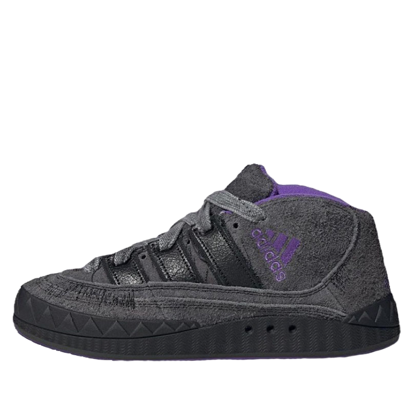 牛哄哄 Youth of Paris x Adidas Adimatic Mid 灰紫 板鞋 IE8359 - 图3