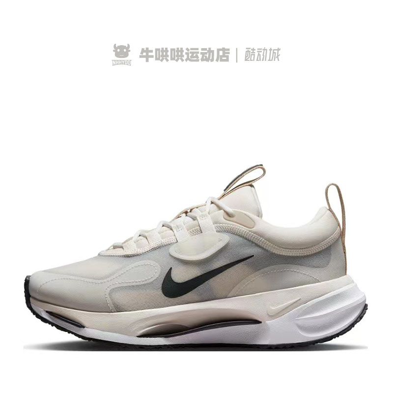 牛哄哄 Nike Spark 浅灰 低帮休闲防滑女子增高跑步鞋 DJ6945-200 - 图0