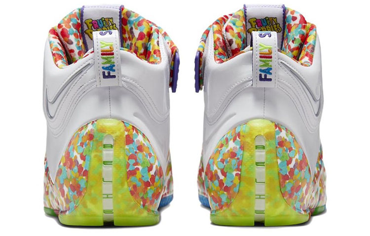 牛哄哄 Nike Lebron 4 Fruity Pebbles水果麦片篮球鞋 DQ9310-100 - 图2