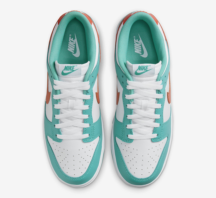 牛哄哄 Nike Dunk Low Miami Dolphins白蓝橙男子板鞋DV0833-102-图1