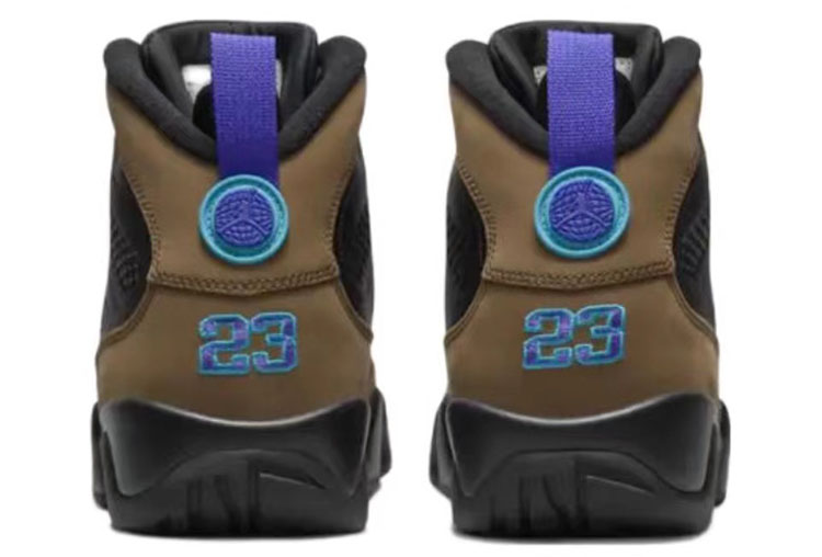 牛哄哄 Air Jordan 9 Light Olive AJ9黑棕色篮球鞋 CT8019-034-图2