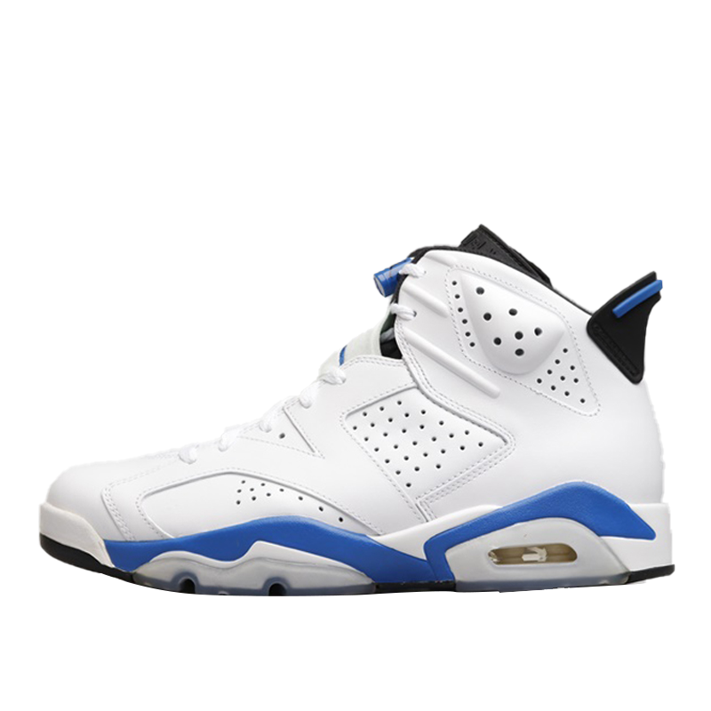 牛哄哄Air Jordan 6 Sport Blue AJ6白蓝元年 384665-384664-107-图3