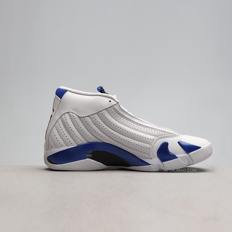 牛哄哄 Air Jordan 14 AJ14 Hyper Royal 白蓝 篮球鞋 487471-104 - 图1