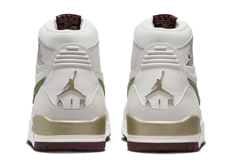 牛哄哄 Air Jordan Legacy AJ312 白绿灰高帮篮球鞋 HF0745-131 - 图2