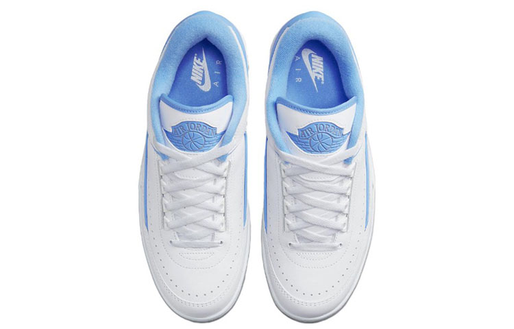 牛哄哄 Air Jordan 2 Low University Blue AJ2北卡蓝 DV9956-104 - 图1