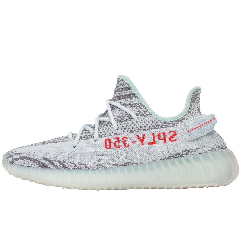 牛哄哄 Adidas Yeezy Boost 350 V2冰蓝可燃冰椰子跑步鞋 B37571-图3