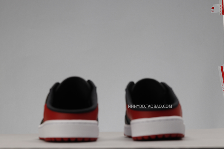 牛哄哄 Air Jordan 1 Mule Bred男子黑红低帮复古板鞋FJ1214-001-图1