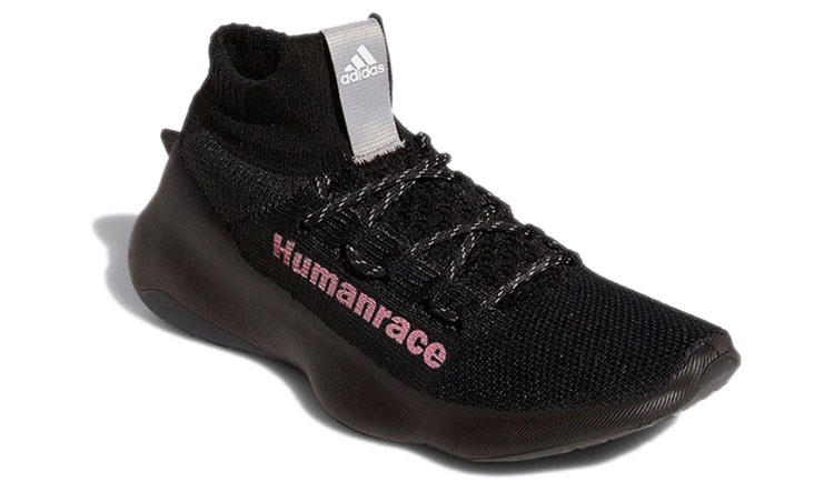 牛哄哄 Pharrell Williams X Adidas Humanrace黑色休闲鞋GX3032-图1