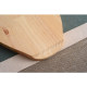 Solid wood iron plate wooden board pad insulation wooden pad barbecue stone bowl stone pot pad casserole base pine tray commercial