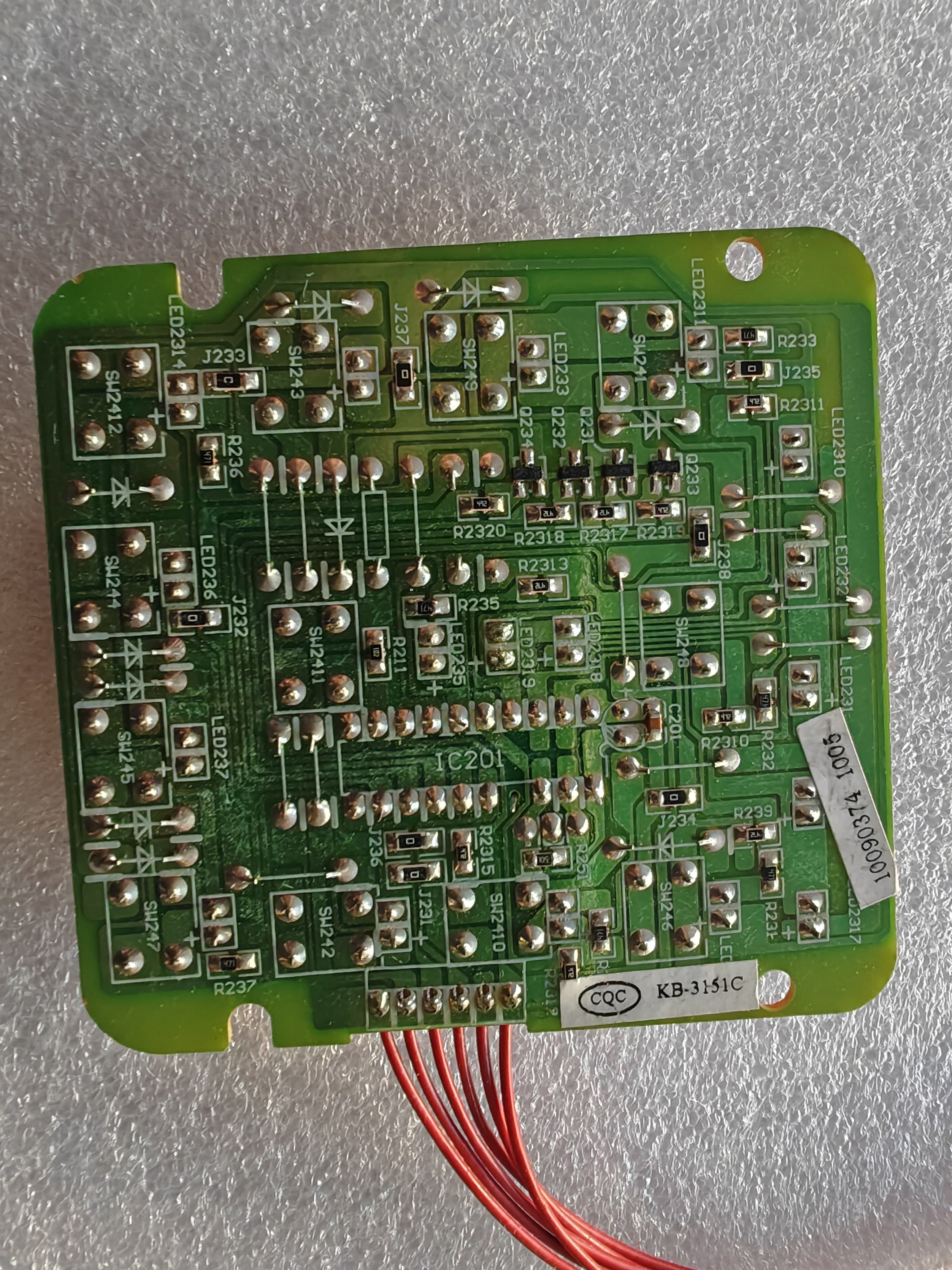 美的电压力锅配件PCD402/502/PCD602B/C原厂控制电脑显示灯板6线 - 图2