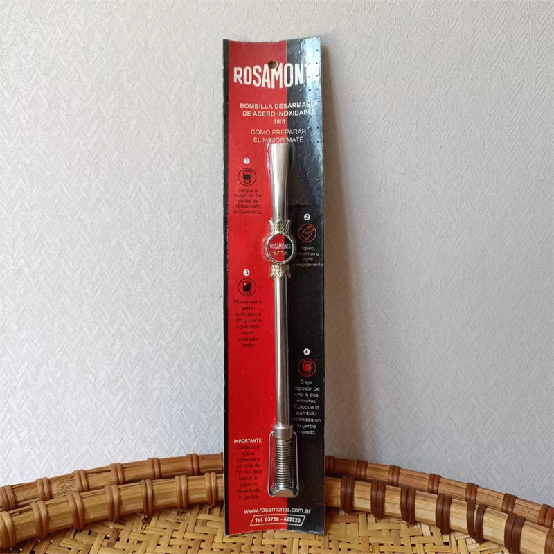 （非国产）阿根廷原装进口马黛专用吸管不锈钢材质弹簧可拆卸饮管,淘宝优惠券,粉丝福利购,淘宝优惠卷