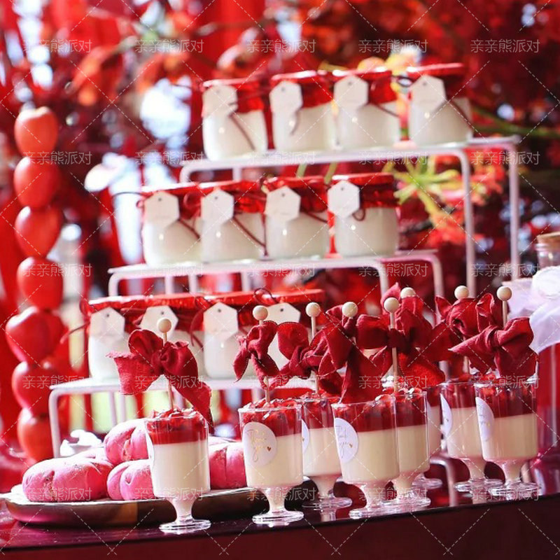 婚礼红色甜品台慕斯杯thankyou推推铄贴纸sweet订婚蛋糕装饰插件,淘宝优惠券,粉丝福利购,淘宝优惠卷