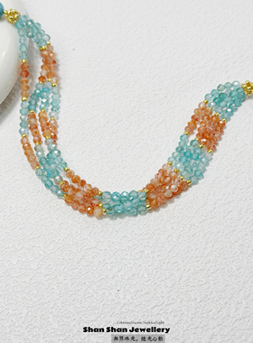 原创手作饰品『浮光』新款项链