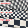 5厘米超大黑白棋盘格方格布海绵垫布料面料手工diy格子面料布料