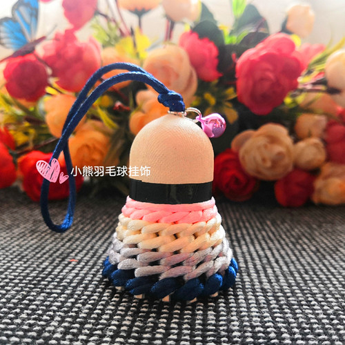 新款波纹缠法系列 羽毛球挂件饰品羽毛球活动礼物手工制作创意DIY - 图0