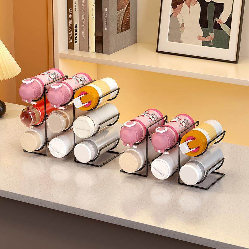 水杯收纳架多层桌面创意叠加杯架防尘车间工厂柜内放保温杯置物架,淘宝优惠券,粉丝福利购,淘宝优惠卷