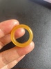Yunnan Longling natural yellow dragon jade ice seed ring ring 17*6*4mm