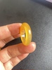 Yunnan Longling natural yellow dragon jade ice seed ring ring 17*6*4mm