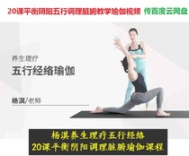 Traditional Chinese Medicine Meridians Yoga Balance Yin Yang Five Lines Conditioning Visceral Health Preservation Physiotherapy Film Class