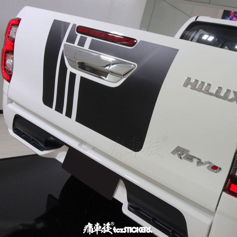 海拉克斯Hilux Revo Thailand车贴拉花皮卡车身装饰改装汽车贴纸-图1