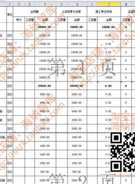 建设工程竣工结算书模板道路工程量决算清单安装表格水利装饰项目