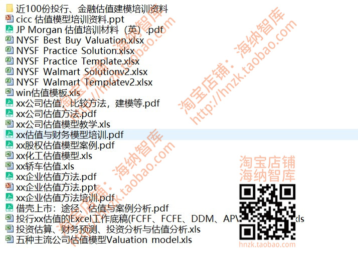 投行财务估值建模资料方法模型案例分析报告公司企业上市材料评估-图0