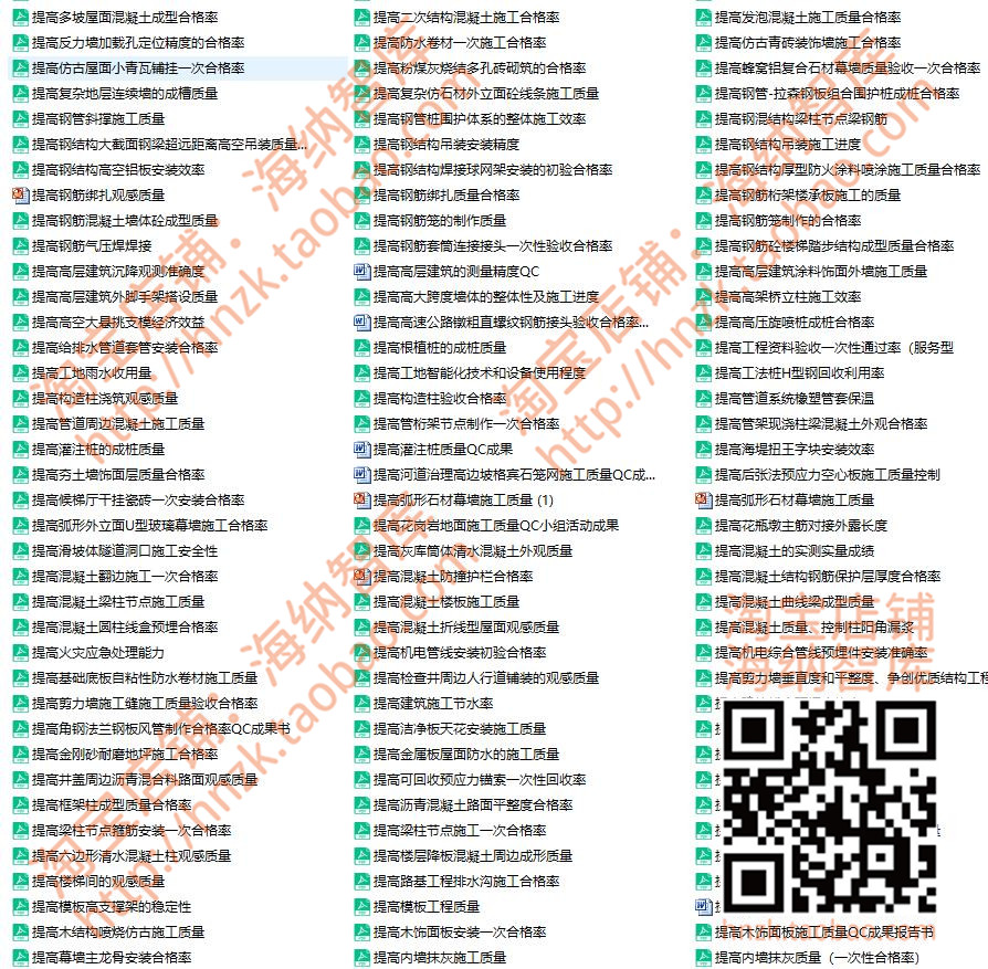 建筑工程QC成果报告案例模板资料中建优秀汇报施工质量控制合格率 - 图3