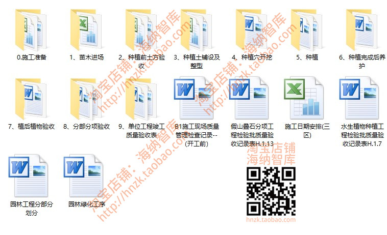 市政园林绿化工程案例表格模板公园环境景观绿道改造项目竣工资料 - 图3