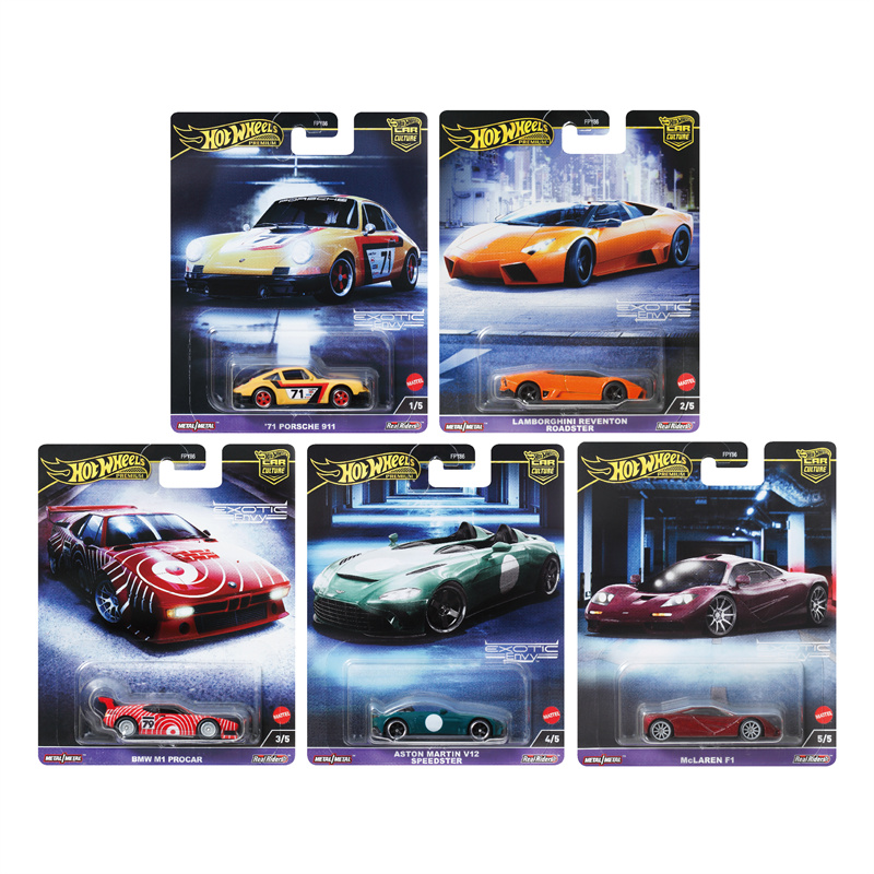 风火轮精品FPY86汽车文化2024款 超跑 保时捷迈凯伦宝马hotwheels - 图3