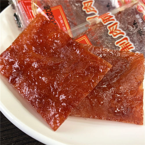 靖江特产中靖原味精制猪肉脯肉干500克独立小包零食蜜汁香辣 - 图2