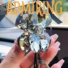 Crystal internet celebrity car pendants high-end and luxurious