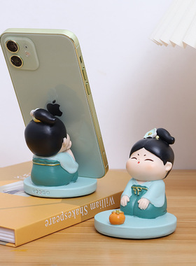 国潮中式宋小卿树脂手机支架