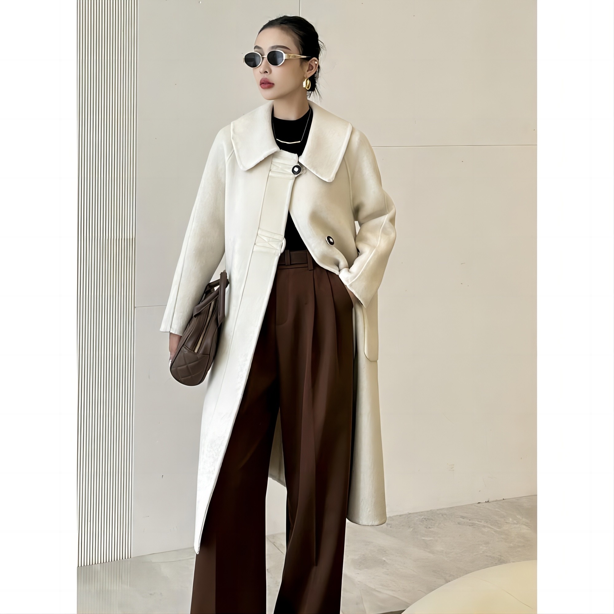 【51-60】倩倩专属 双面羊毛大衣气质外套时尚冬女士,淘宝优惠券,粉丝福利购,淘宝优惠卷