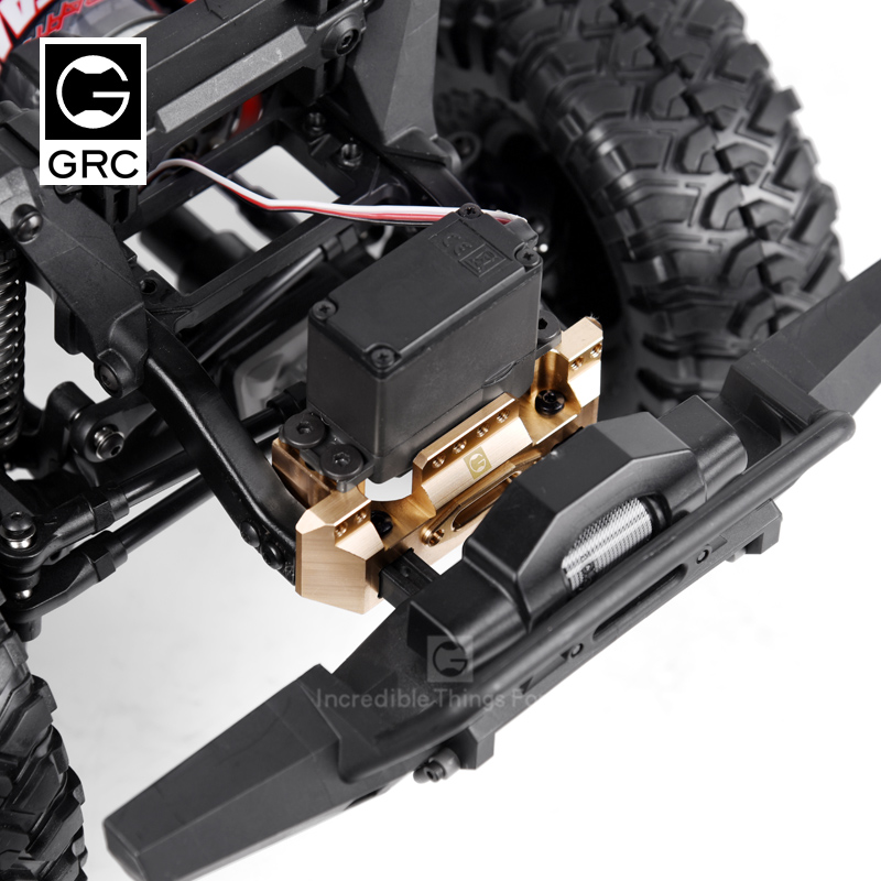 GRC TRX4 G2多功能舵机前置铜支架 内置舵机绞盘支架 #8237 - 图3
