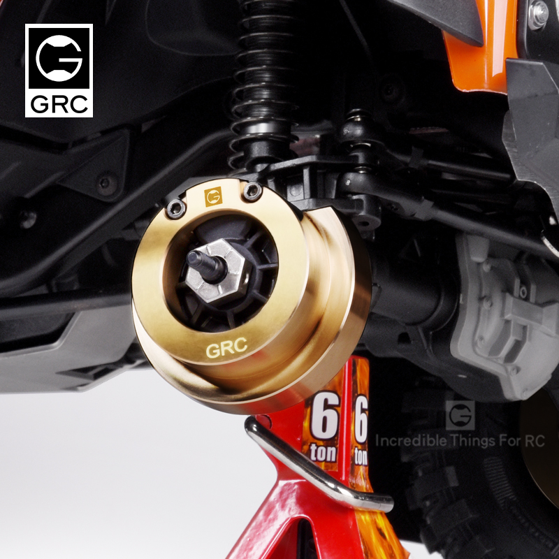 GRC TRX4桥边配重块 初级款 G2代 123g 轴边转向铜块 黄铜配重 - 图1