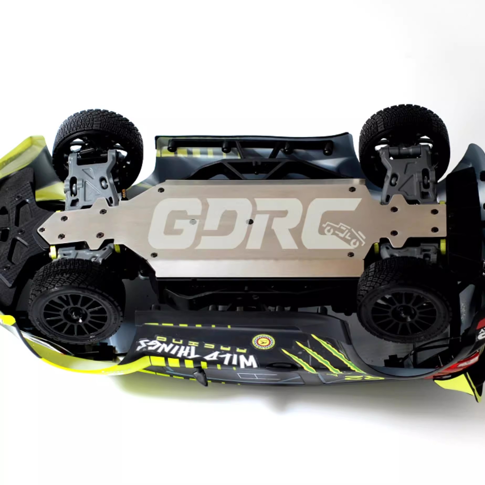 GDRC 雷拉洛 XTS F10拉力车 不锈钢底盘护板 装甲 护底 防刮擦 - 图1