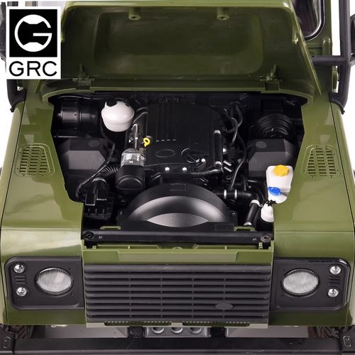 GRC TRX4路虎卫士仿真引擎装饰件模具版 原厂柴油发动机外形G156E - 图2