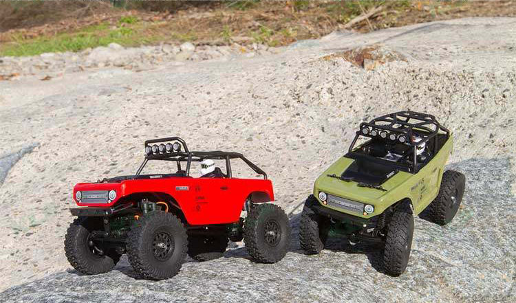 现货AXIAL SCX24 AXI90081 1/24 RTR遥控电动越野车4WD攀爬车包邮 - 图1