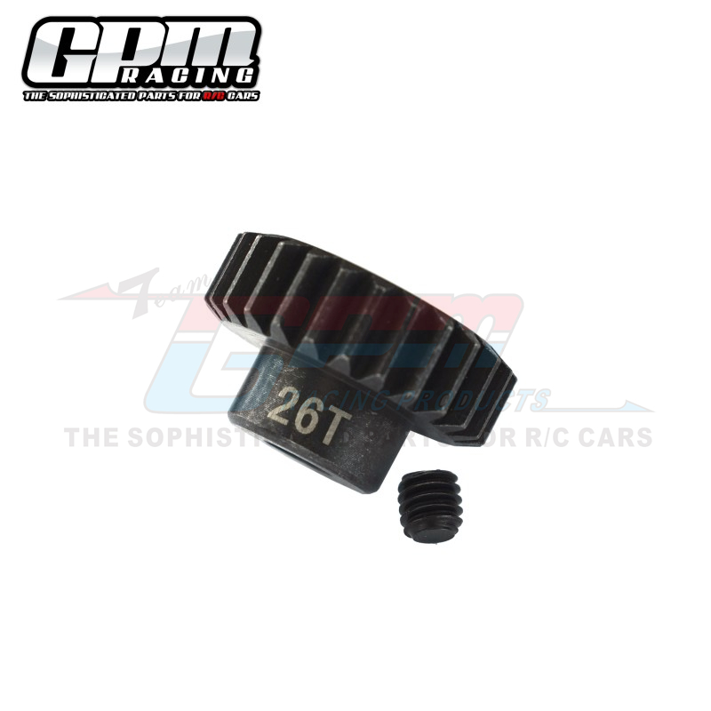 GPM TRAXXAS 1/7 UDR 45#加硬钢马达齿26T/27T/28T 现货 - 图0