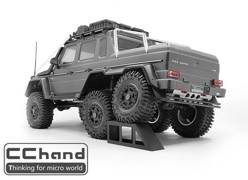 TRX-4 TRX-6 仿真奔驰6X6 G63 G500 2.2寸 金属锁胎轮毂 - 图0