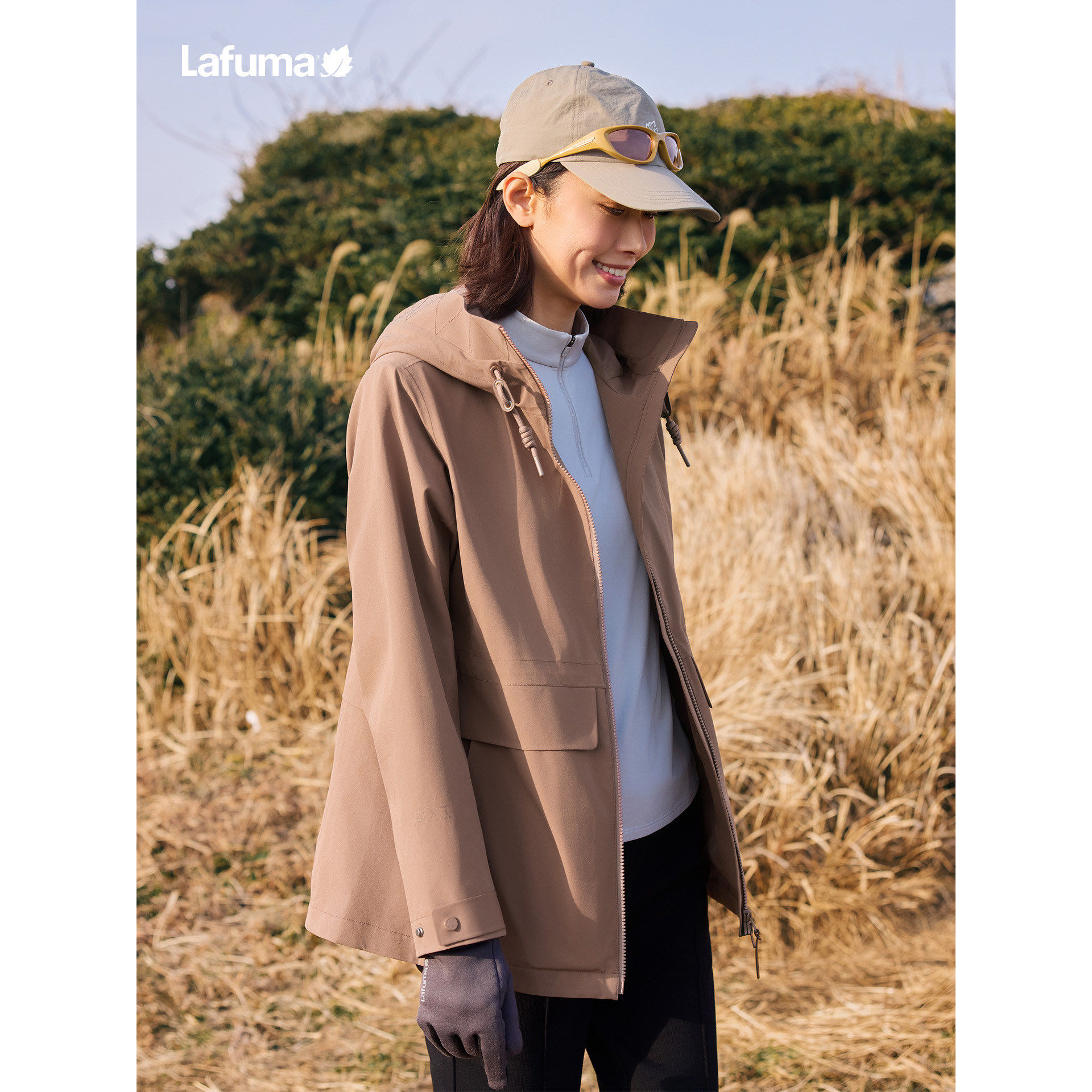 LAFUMA乐飞叶户外秋冬连帽防水防风冲锋衣女外套运动夹克外套,淘宝优惠券,粉丝福利购,淘宝优惠卷